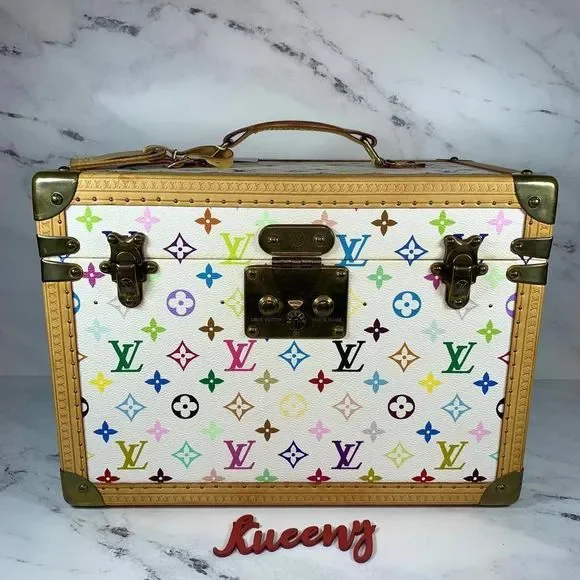 Louis Vuitton Multicolor Boite Pharmacie Monogram Blanc Murakami Trunk LV Case - Picture 16 of 16